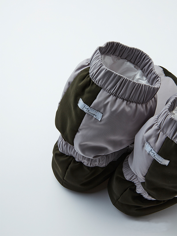 Mia Dancewear_ウォームアップブーツ(Gray&Olive)