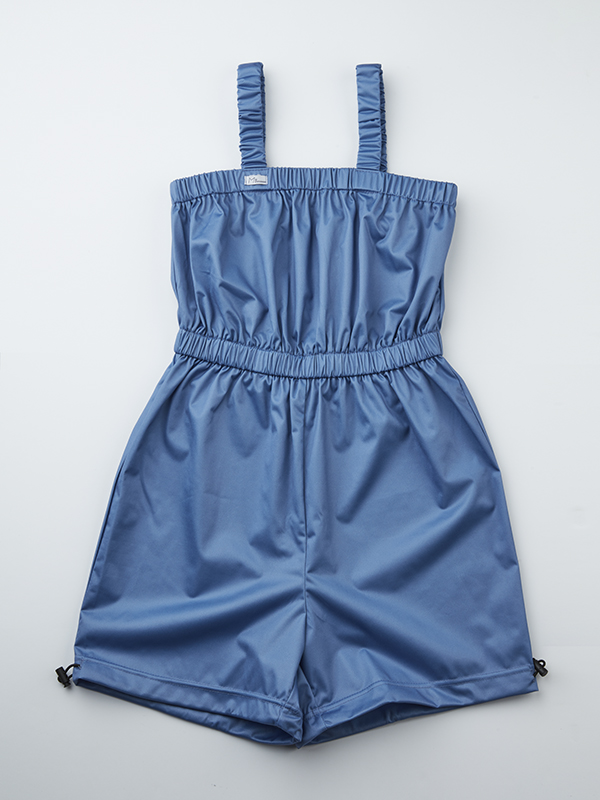 Mia_Trash short Romper ロンパー_Blue