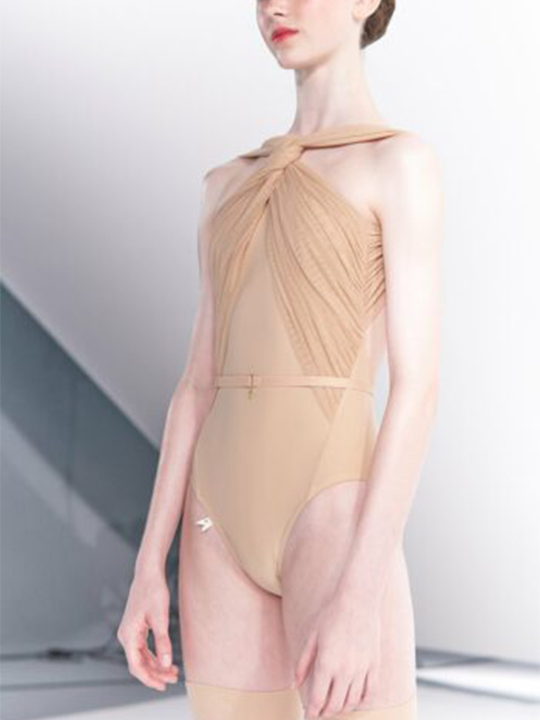 JAC_Foxy Knotted neckline leotard フォクシー 231LE73JA_Nude