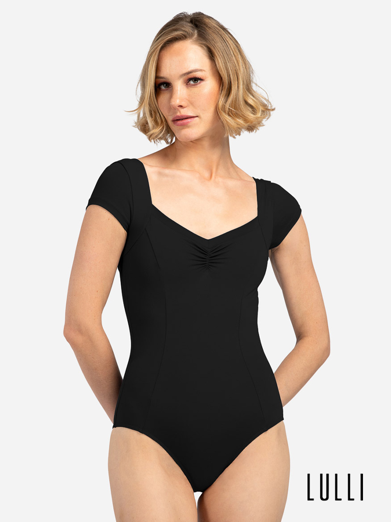 Lulli_LUB887 Short Sleeve Leotard(Manon)_Black