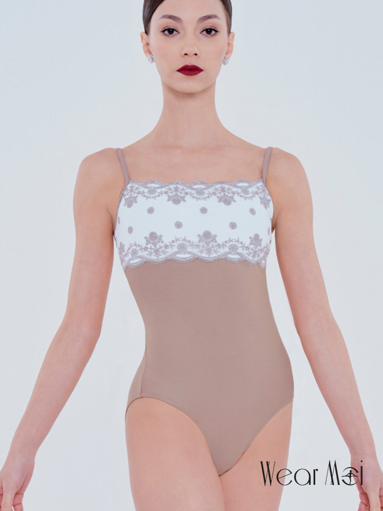 Wearmoi_Eterna Leotard(エーテルナ)_Moka/White
